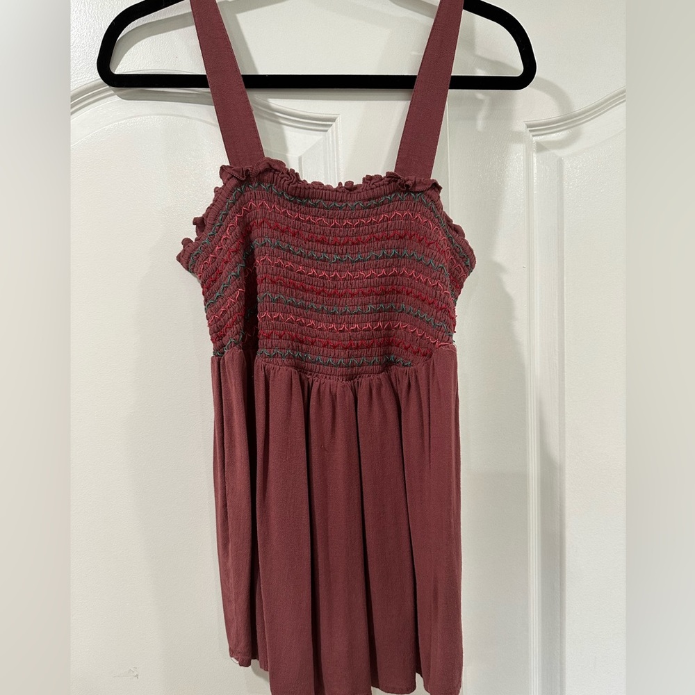 Torrid mauve tank | flattering fit | stretchy | adjustable straps | like new